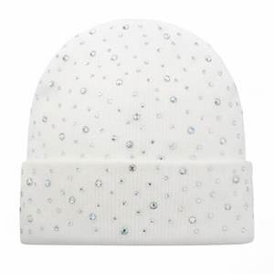 Nuevos Gorros de Punto Personalizados con Diseño de Piedras, Gorros Blancos para Hombre, Estilo Urbano para Invierno, Gorros de Punto Cómodos para Hombre, Estilo Jacquard - Product Image 5