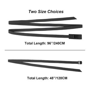 공장 직판 1.5인치 2.5미터 래싱 스트랩 버클 포함 조절 가능한 캠 버클 타이 다운 스트랩 최대 700kg 블랙 - Product Image 4