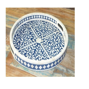 Vase de table en incrustation d'os fait main, style Art déco, personnalisable, meilleure couleur par Crescent Crafts - Product Image 4