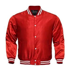 Vente en gros personnalisée 100% polyester satin Varsity Bomber Baseball veste d'hiver veste personnalisée - Product Image 2