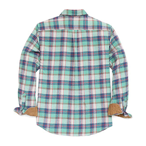 Nouvelle arrivée Chemise en flanelle à manches longues boutonnée de qualité supérieure de grande taille de qualité supérieure Chaude 100% coton Solide Respirante Homme - Product Image 2