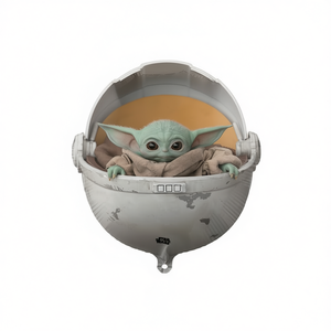 Palloncino in lamina metallica Baby Yoda 43 cm Decorazioni per feste - Product Image 2