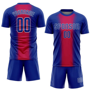เสื้อฟุตบอลแบบกำหนดเองได้ แขนสั้น โพลีเอสเตอร์ 100% แห้งเร็ว พิมพ์ลายดิจิทัล โลโก้ส่วนตัว ชุดทีมสำหรับผู้ใหญ่ทุกเพศ - Product Image 2