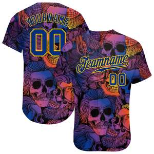 Camiseta de béisbol personalizada, camiseta con logotipo de equipo y nombre de número, camisetas informales con salida de fábrica, camiseta de hombre de gran tamaño, atuendo, triangulación de envíos - Product Image 1