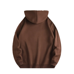 Sudadera con capucha informal para hombre de alta calidad, precio al por mayor, ligera, holgada, de Color sólido con bolsillos delanteros, detalles, Sudadera con capucha duradera para hombre - Product Image 3