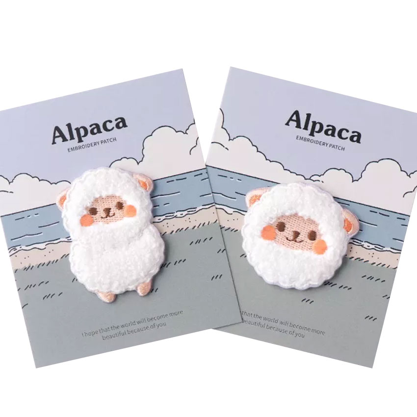 Пользовательский рекламный восхитительный Мягкий тканевый плюшевый вышитый патч-наклейка