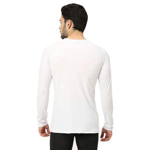 T-shirt pour homme de haute qualité à col rond, logo personnalisable, coupe classique, 100% coton, tricot uni, manches longues, meilleur design - Product Image 3