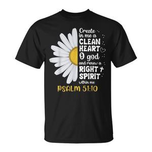T-shirt ispirata al Salmo 51: crea nel mio cuore un cuore puro - Product Image 1
