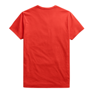 <b>Men</b> <b>Red</b> 100% Luxury Organic Cotton V Neck T <b>Shirt</b> Pre Shrunk GOTS Certified Premium Short Sleeve Breathable Fit Tee - Product Image 2