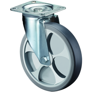 160mm Thermoplastic <b>Plastic</b> Load Capacity 200kg Furniture Caster <b>Wheel</b> L135 X W110mm - Product Image 3