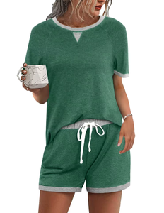 Oversized French Terry Acid Wash Distressed Embroidered Zip Up Cropped Tracksuit Two Piece Women Sweatsuit Set - Product Image 2