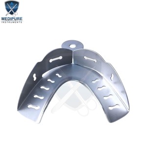Durable Stainless Steel <b>Dental</b> Impression Trays Set Professional Dentist Surgical Tools Autoclavable Reusable Equipment - Product Image 2