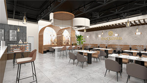 Muebles de Diseño Moderno para Cafetería, Personalización de Decoración de Cafetería, Mostrador de Cafetería y Vitrinas de Vidrio para <span class=keywords><strong>Panadería</strong></span> - Product Image 2