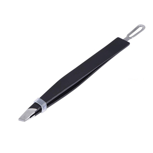 Stainless Steel Non-magnetic Eyelash Tweezers Industrial Grade Beauty <b>Tool</b> OBM Custom High Quality Professional <b>Smooth</b> Tip - Product Image 4