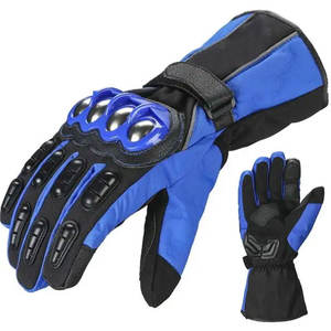 ถุงมือมอเตอร์ไบค์หนังนิ่มแบบเต็มนิ้วระบายอากาศได้ดีป้องกันรังสียูวีสายรัดข้อมือปรับได้ใช้ได้ทั้งชายและหญิง - Product Image 1