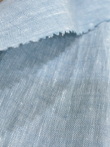 Vietnam vente en gros 100% tissu en lin haut de gamme respectueux de l'environnement tissé pour la santé organique canapé chemise teint naturellement - Product Image 3