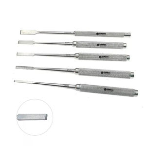 Osteótomos de hueso ortopédico alemán, hoja de acero inoxidable, instrumentos quirúrgicos óseos, aprobado por CE ISO - Product Image 1