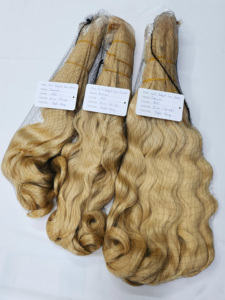 Cierre de Encaje para Cabello de Bebé Premium 6x6, 45cm 50cm, Ondulado Ligero # Extensiones de Cabello Humano de 60 Colores, Tejidas a Mano con Puntas Completas - Product Image 1