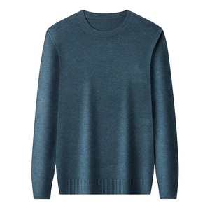 Pull en tricot personnalisé pour homme, col rond, manches longues, coton doux, pull décontracté, vêtements d'hiver, chaud, respirant, boutonné, tendance - Product Image 1