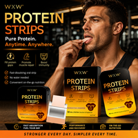 Protéine de lactosérum en bandelettes à dissolution orale, absorption rapide, réparation musculaire, soutien post-entraînement, complément protéiné pratique