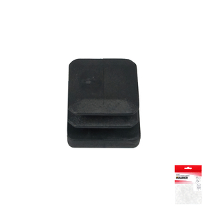 Tappo interno quadrato nero 20x20 mm. Confezione blister da 4 pezzi. - Product Image 2