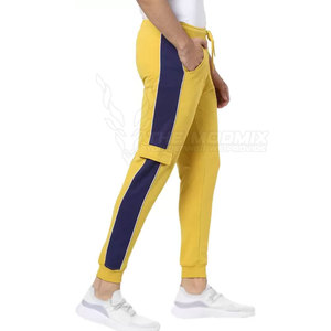 Private Label Men's Casual Straight Mid Waist Heavyweight Jogger Pants Quick Dry Breathable Polyester/Cotton Low MOQ Hot Sale - Product Image 3
