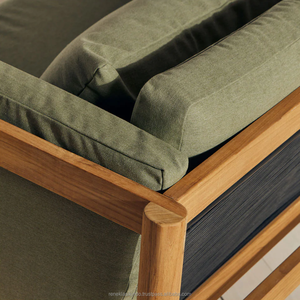 Silla individual de madera maciza cómoda y duradera de gran oferta con diseño minimalista para villas - Product Image 2