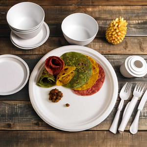Assiettes en Fibre de Bagasse Naturelle de Meilleure Qualité Alternative Durable au Plastique et à la Mousse Exportation en Gros pour les Marques Écologiques et les Détaillants - Product Image 3