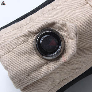 Chaqueta Bomber Personalizada al por Mayor para Hombre, Cuello Alto, Logotipo Frontal, 100% Algodón Canvas Transpirable, Estilo Deportivo de Invierno, 300g - Product Image 2