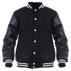 Custom Logo Patches <b>Bomber</b> <b>Jacket</b> Letternan Vintage Casual Hip Hop <b>Varsity</b> <b>Jacket</b> for <b>Men</b> <b>Jacket</b> - Product Image 2