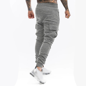 Pantalones Deportivos Casuales de Algodón para Hombre, Pantalones Deportivos Multibolsillos para Correr, Gimnasio, Fitness, Entrenamiento - Product Image 3