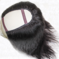 Perruque en U en cheveux humains Remy, mélange HD transparent pour dentelle, ajoute du volume, coiffage flexible, emballage personnalisé, longue longueur