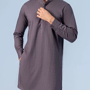 Traje Shalwar Kameez informal de algodón transpirable para hombre al por mayor de fábrica 2024 moda musulmana pakistaní a la venta - Product Image 1