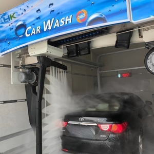 Machine de lavage de voiture automatique sans contact à haute pression 360° en acier inoxydable de la marque HK, vente directe d'usine - Product Image 4