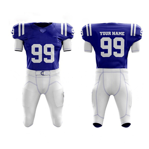 Uniforme de fútbol americano, alta calidad, precio barato, 100% poliéster, impresión por sublimación Digital - Product Image 6