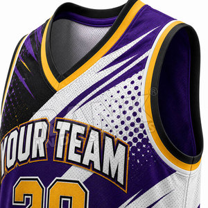Vente en gros, faible MOQ, haute qualité, nouvelle arrivée, best-seller, maillots de basket-ball, vente directe d'usine, tailles pour jeunes et adultes - Product Image 4