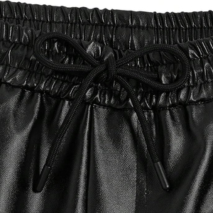 High Quality Custom <b>Leather</b> <b>Shorts</b> Custom Workout Fitness <b>Men's</b> Casual With Pocket Comfortable New Arrival <b>Leather</b> <b>Shorts</b> - Product Image 4