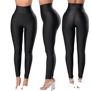 Mallas con logotipo personalizado Tie Dye para mujer, cintura alta, gimnasio, ropa activa, pantalones de Yoga con levantamiento de glúteos, compresión elástica, Scrunch - Product Image 4