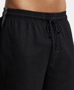Pantalones cortos de algodón negro personalizados para hombre, transpirables, informales, hasta la rodilla, para salón y gimnasio, lisos, de verano - Product Image 6