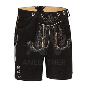 Dernier arrivage Short bavarois pour hommes avec logo personnalisé-Hot Selling German Traditional Knee Casual Breathable Lightweight Button - Product Image 1