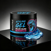 Gel coiffant professionnel à haute brillance, cire coiffante pour cheveux offrant une tenue forte, un coiffage flexible et un fini impeccable