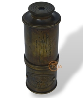 Télescope marin victorien de Londres 1920, ancien télescope antique, télescope maritime en laiton
