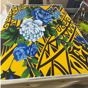 2025 nueva llegada gran oferta completamente impresa ropa de playa tela gran oferta tela Polinesia precio barato nueva tela de Lava - Product Image 5