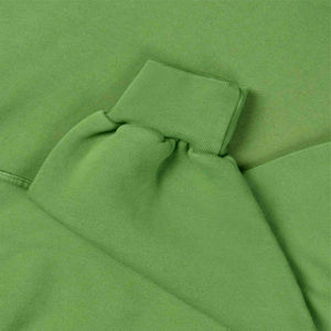 Sweat à capuche en molleton personnalisé 100% coton pour hommes, tissu français lourd et surdimensionné, logo brodé, teint uni en hiver - Product Image 4