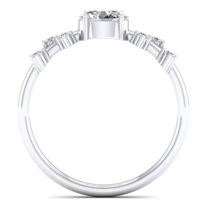 Reyes 925คุณภาพสูงแหวนเพชรโมอิสเงินแท้สำหรับผู้หญิงขายส่งของขวัญครบรอบการออกแบบพิเศษเครื่องประดับชั้นดี - Product Image 4