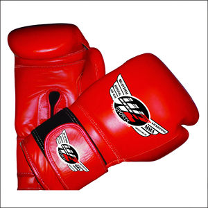 Guantes de Boxeo de Cuero de Alta Calidad, Diseño de Dedos Completos Resistentes al Viento, Correa de Muñeca Ajustable, Disponibles en Todos los Tamaños - Product Image 1