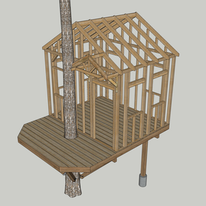 رعب خشبي لمنتجع Sunshed ، بيت لعب خارجي للأطفال - Product Image 5