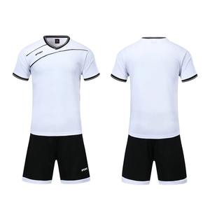 High Quality <b>Men</b> Short Sleeve Soccer Jersey Set Adult Football Uniform Boy Blue Soccer <b>Shirt</b> Customized Name DIY Number - Product Image 1