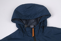 Chaqueta de Invierno Personalizada para Hombre, Estilo Casual Vintage, Impermeable 10000mm, con Capucha, Transpirable, Forro Polar, Estilo Denim, Poliéster 300g
