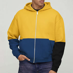 Drop Shoulder Full <b>Zip</b> <b>up</b> Oversize 100% Cotton Washed Custom Men's <b>Hoodies</b> Heavy Weight <b>zip</b> <b>up</b> <b>hoodies</b> - Product Image 1